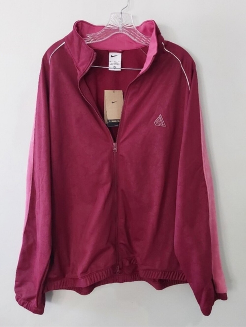 Nike Giannis Basketball Jacket XXL Red Dri-FIT Freak Move to Zero Loose Fit